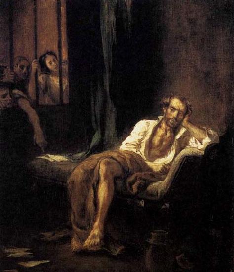 Eugene Delacroix Tasso in the Madhouse oil painting image
